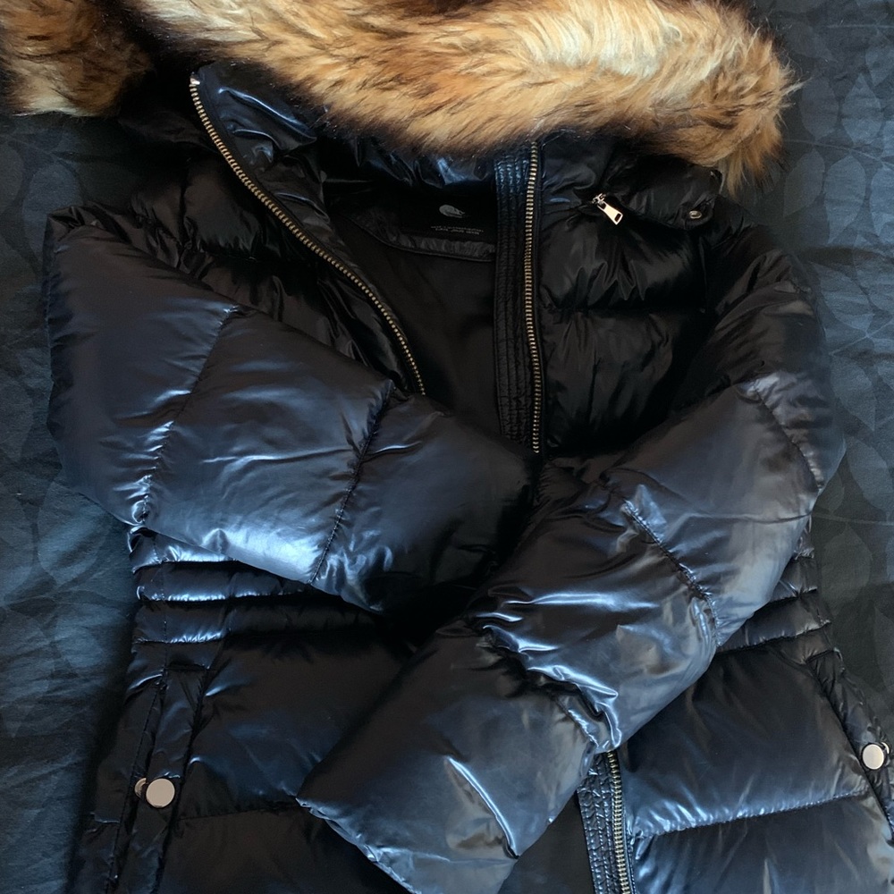 Shiny effect down jacket - Picture 4 of 5